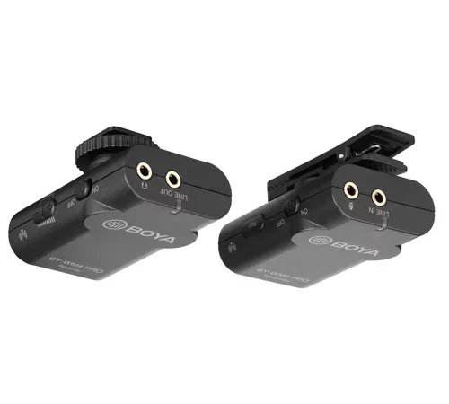 Boya BY-WM4 PRO-K1 Wireless 2.4Ghz cu microfon lavaliera si linie in
